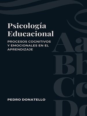 cover image of Psicología Educacional